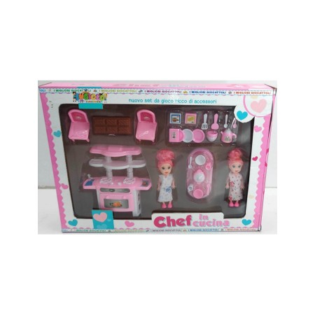 SET CUCINA C/BAMBOLE