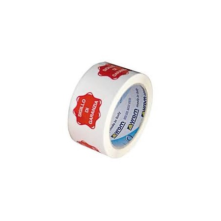 NASTRI ADESIVI 50X66 BIANCO SIGILLO DI GARANZIA