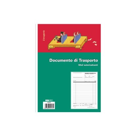 BLOCCHI DDT DOCUM DI TRASPORTO 2 COP 21X31