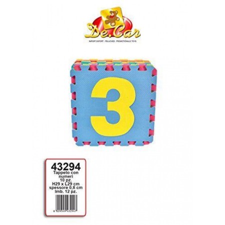 TAPPETO ALFABETO/NUMERI