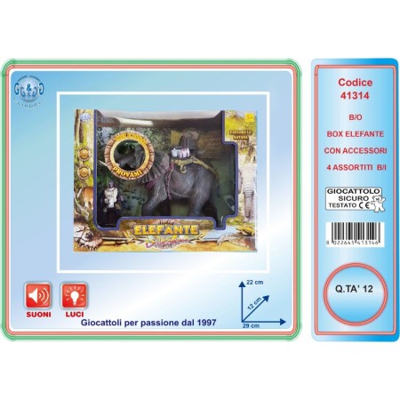 BOX ELEFANTE CON ACCESSORI