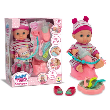 BABY TEO SET PAPPA BAMBOLOTTO CM. 27 C/VOCE