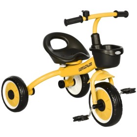 TRICICLO METALLO GIALLO
