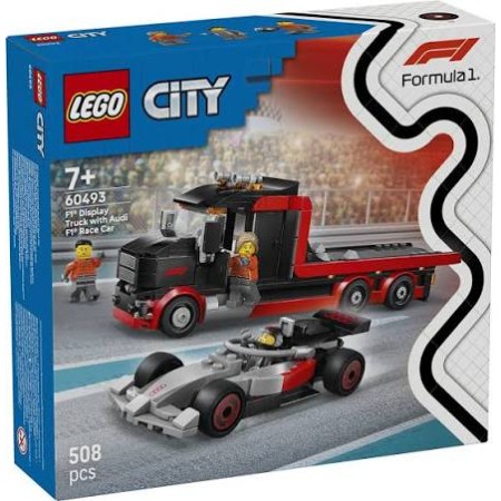 60493 DISPLAY TRUCK F1 CON AUTO DA CORSA AUDI F1