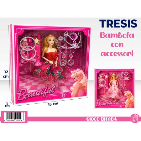 BAMBOLA C/ACCESSORI