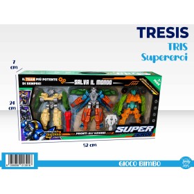 3 SUPER EROI W/BOX