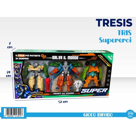 3 SUPER EROI W/BOX