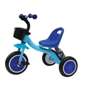 TRICICLO METALLO AZZURRO