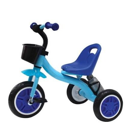 TRICICLO METALLO AZZURRO