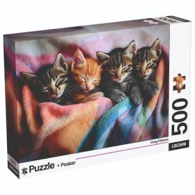 PUZZLE + POSTER CATS PZ.500