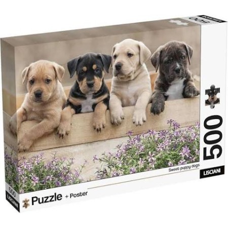 PUZZLE + POSTER DOGS PZ.500